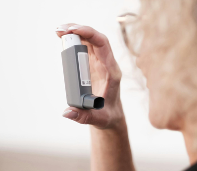 An asthma inhaler